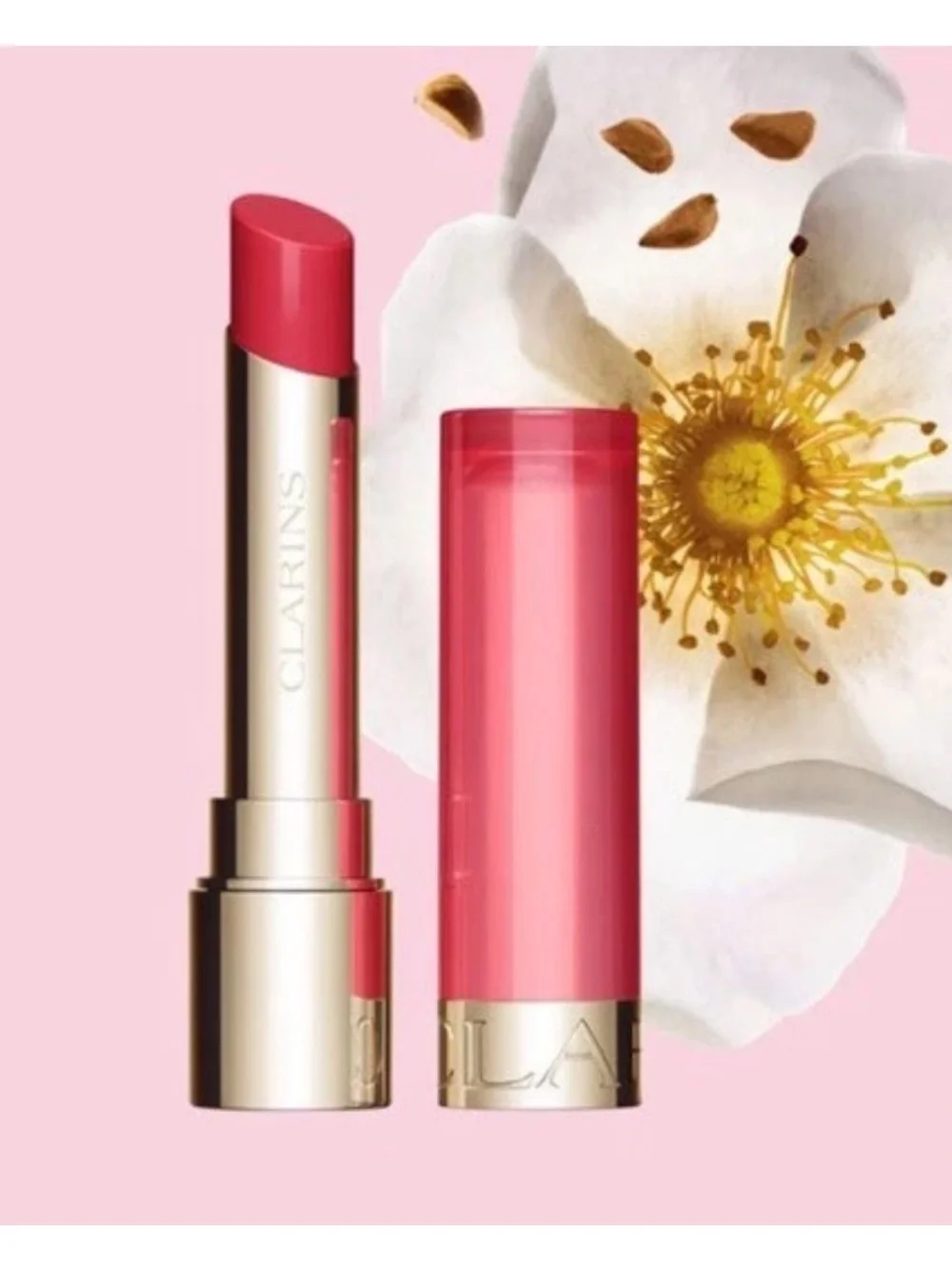 NIB CLARINS Peptide Plumping Lip Oil Balm 05 CHERRY 0.1oz